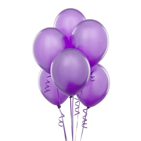Tek Renk Balon(Lila)