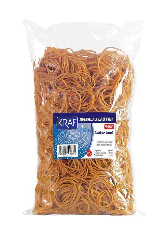 Kraf Ambalaj Lastiği %100 Kauçuk 500gr. (950G)